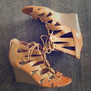 Gladiator wedge sandals